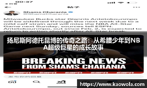 扬尼斯阿德托昆博的传奇之路：从希腊少年到NBA超级巨星的成长故事